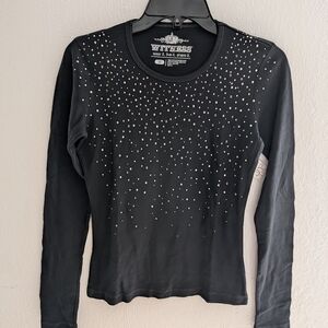 Witness Sparkling Black Long Sleeve Tee